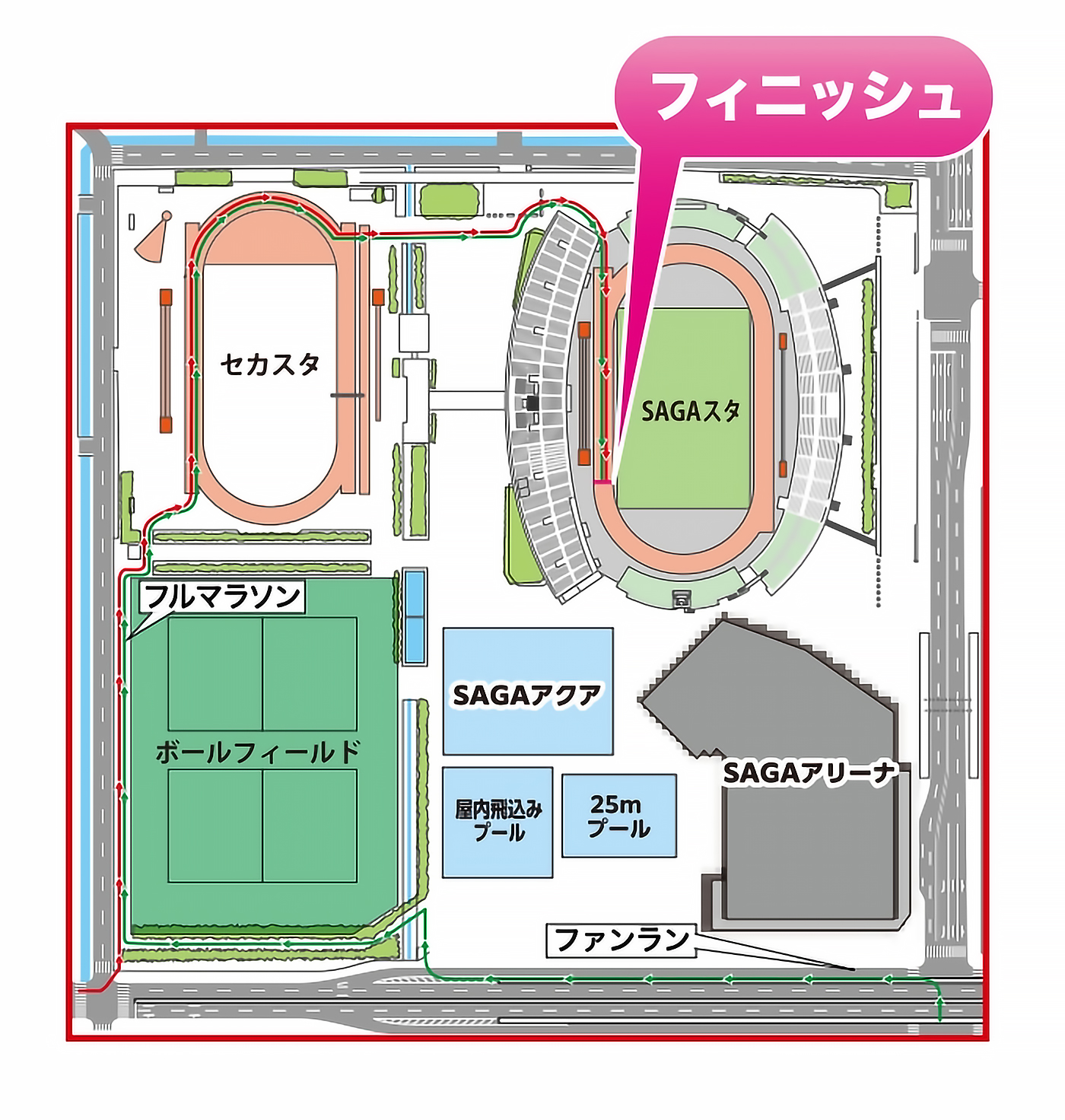 フィニッシュ
